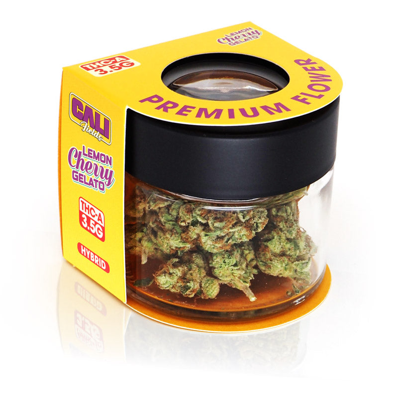 Cali Fields THCA Premium Flower 3.5G - Lemon Cherry Gelato Hybrid - Image 2