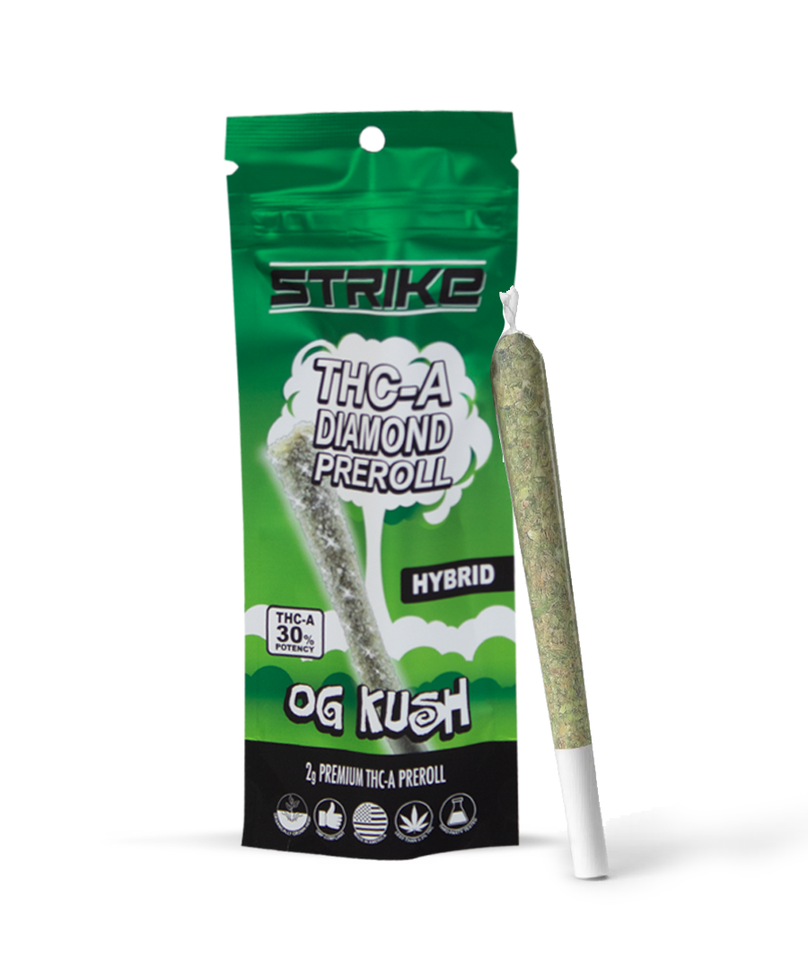 STRIKE DIAMOND 2G PRE-ROLL INDICA OG KUSH