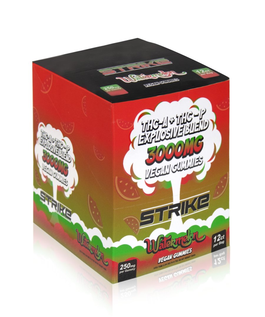 VEGAN GUMMIES STRIKE THC-A + THC-P EXPLOSIVE BLEND WATERMELON