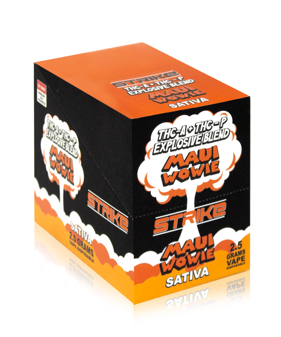 strike 2.5g disposable sativa maui wowie
