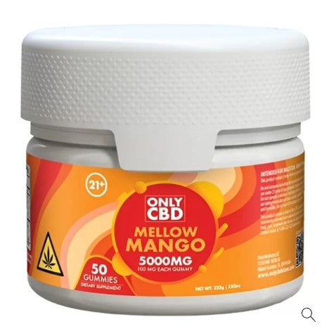 Only CBD Immunity Sugar Free Gummies Jar 5000MG-50CT