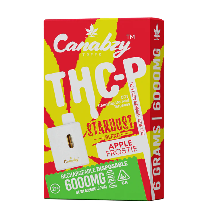 Canabzy Stardust Blend THC-P Disposable 6gm - Apple Frostie Hybrid