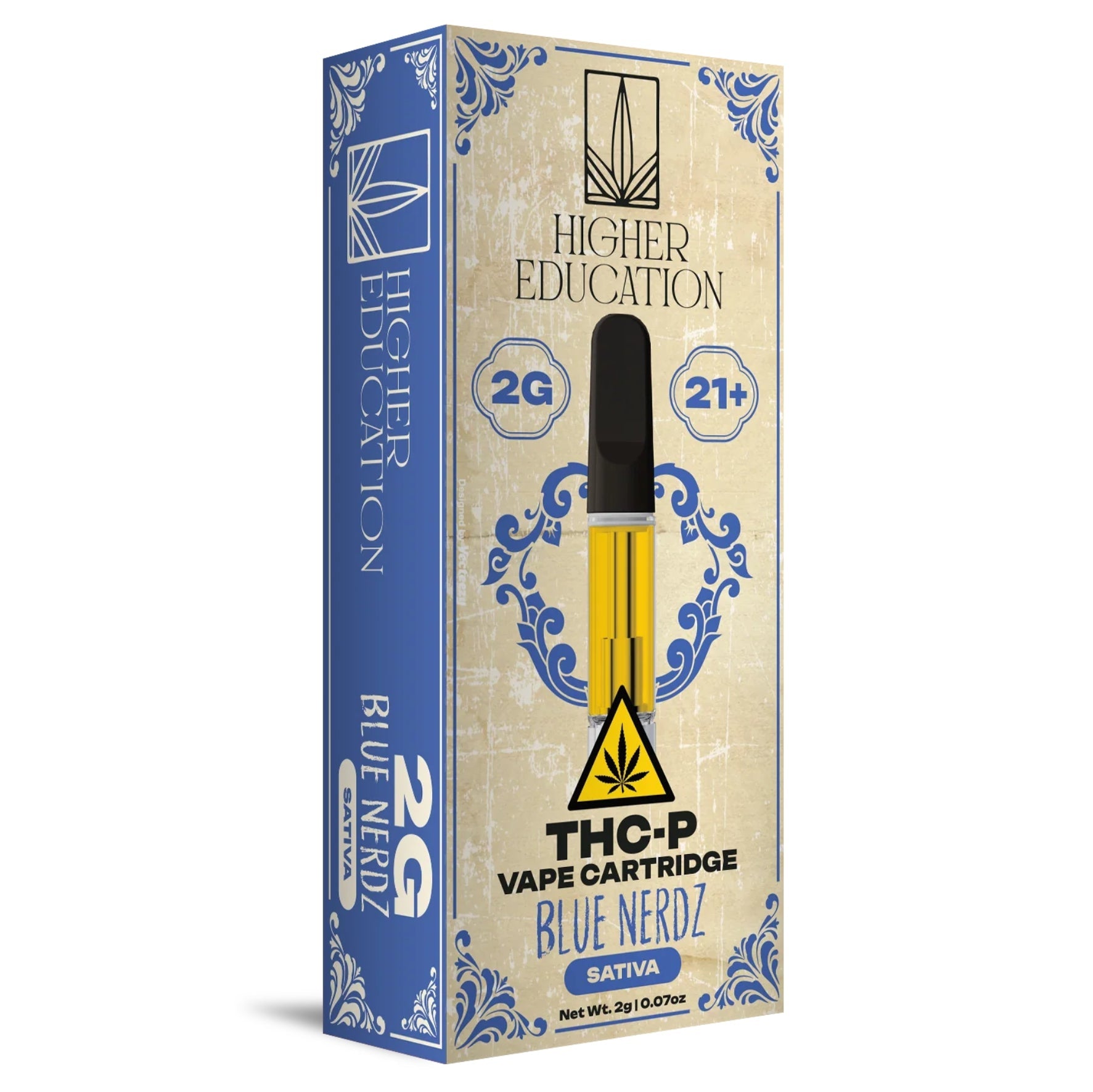 Higher Education 2g THCP Cartridge Blue Nerdz (Sativa)