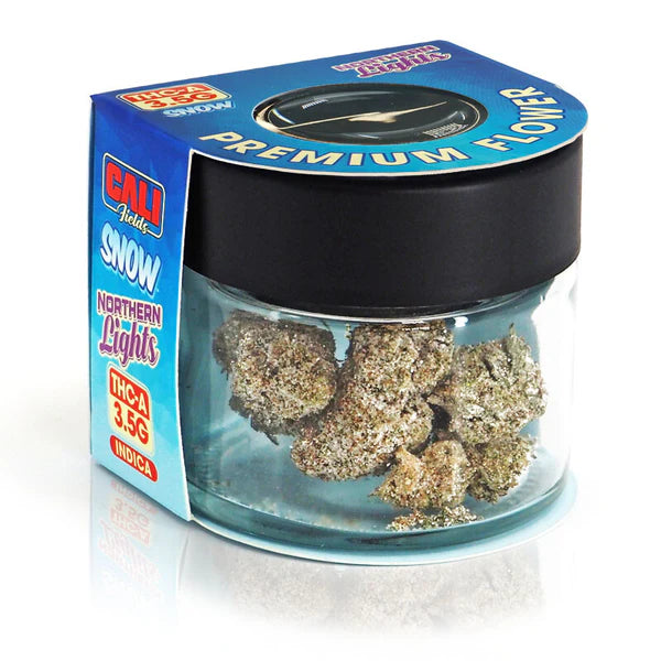 Cali Fields SNOW 3.5g THCA Flower - SNOW Northern Lights (Indica) - Image 2