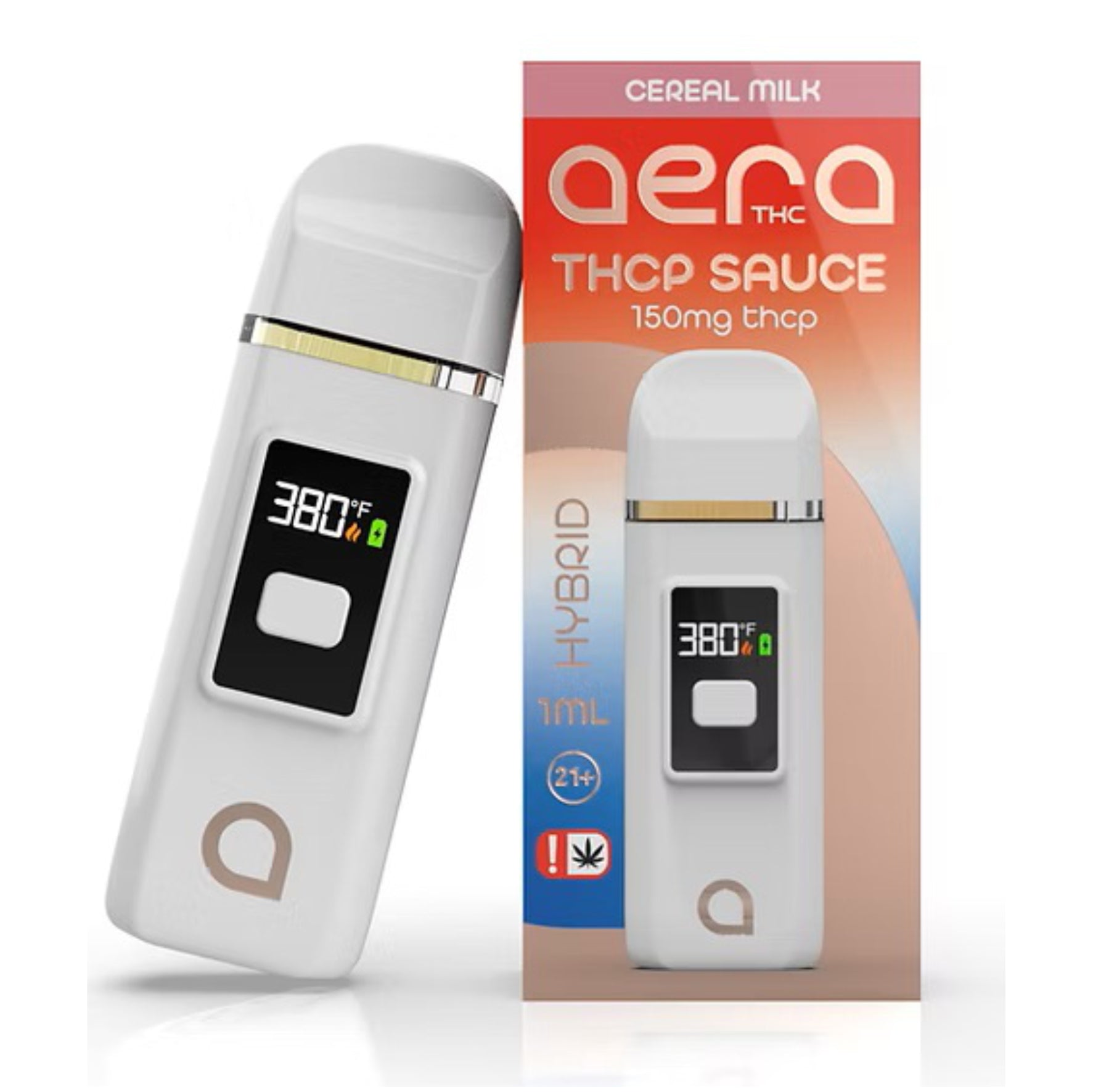Aera THCP Sauce Vape – Cereal Milk (Hybrid) | 150mg THCP | 1ml