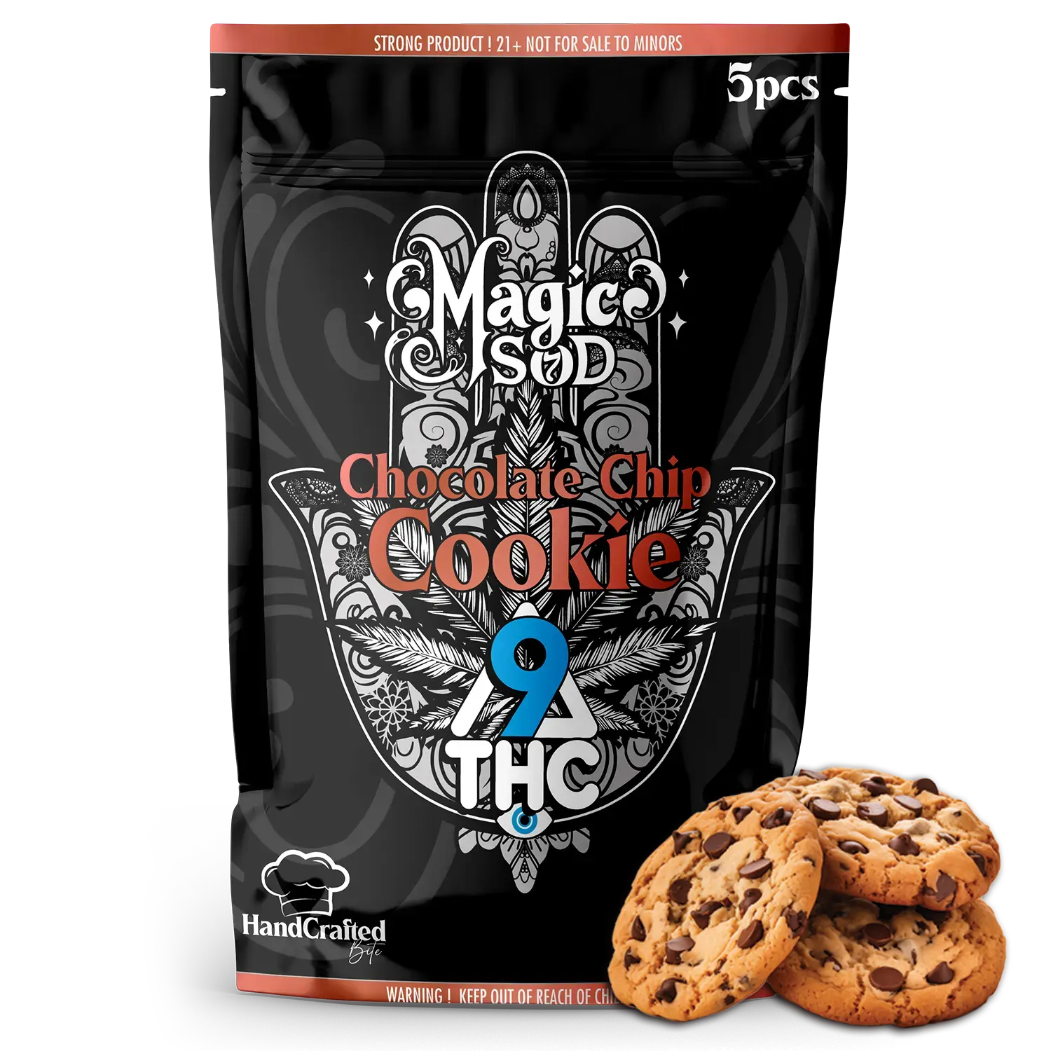 MAGICSOD Chocolate Chip Cookie Delta 9 THC 100mg