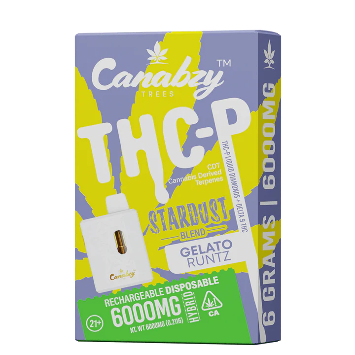 Canabzy Stardust Blend THC-P Disposable 6gm - Gelato Runtz Hybrid