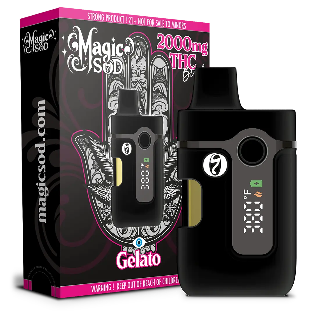 MAGICSOD Gelato 2000mg THC Blend Disposable vape - Hybrid