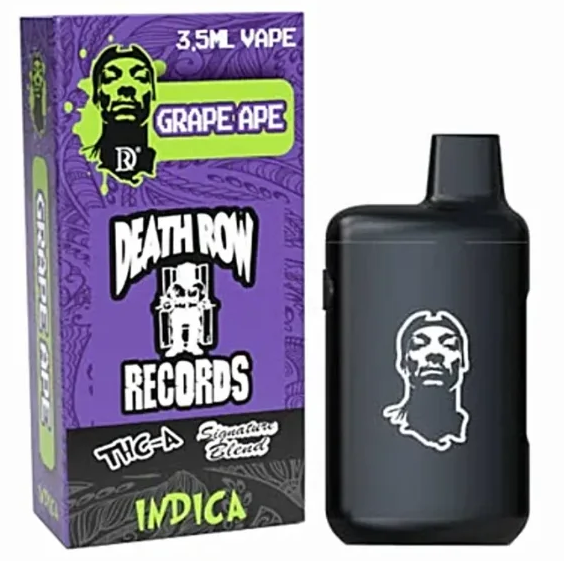 Death Row Records Signature Blend THC-A 3.5ml Disposable Vape - Grand Daddy Purple (Indica)