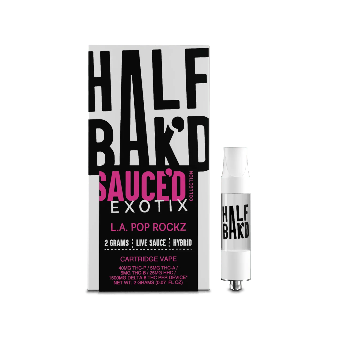 HALF BAKD LA Pop Rockz | 2G Hybrid Cartridge