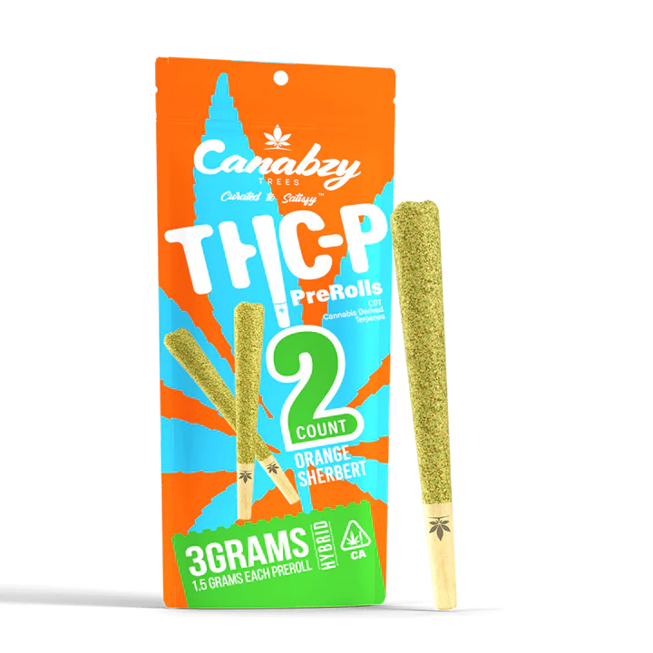Canabzy THC-P Preroll 3G 2ct - Orange Sherbert - Hybrid