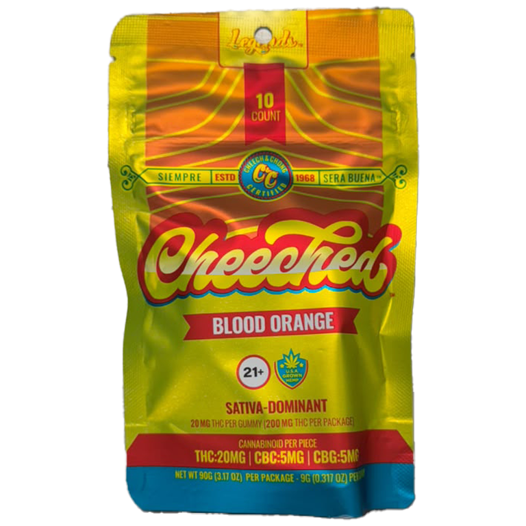 CHEECH AND CHONG, FIND YOUR PERFECT HIGH, AND GET CHEECHED WITH OUR LEGENDS GUMMIES - BLOOD ORANGE