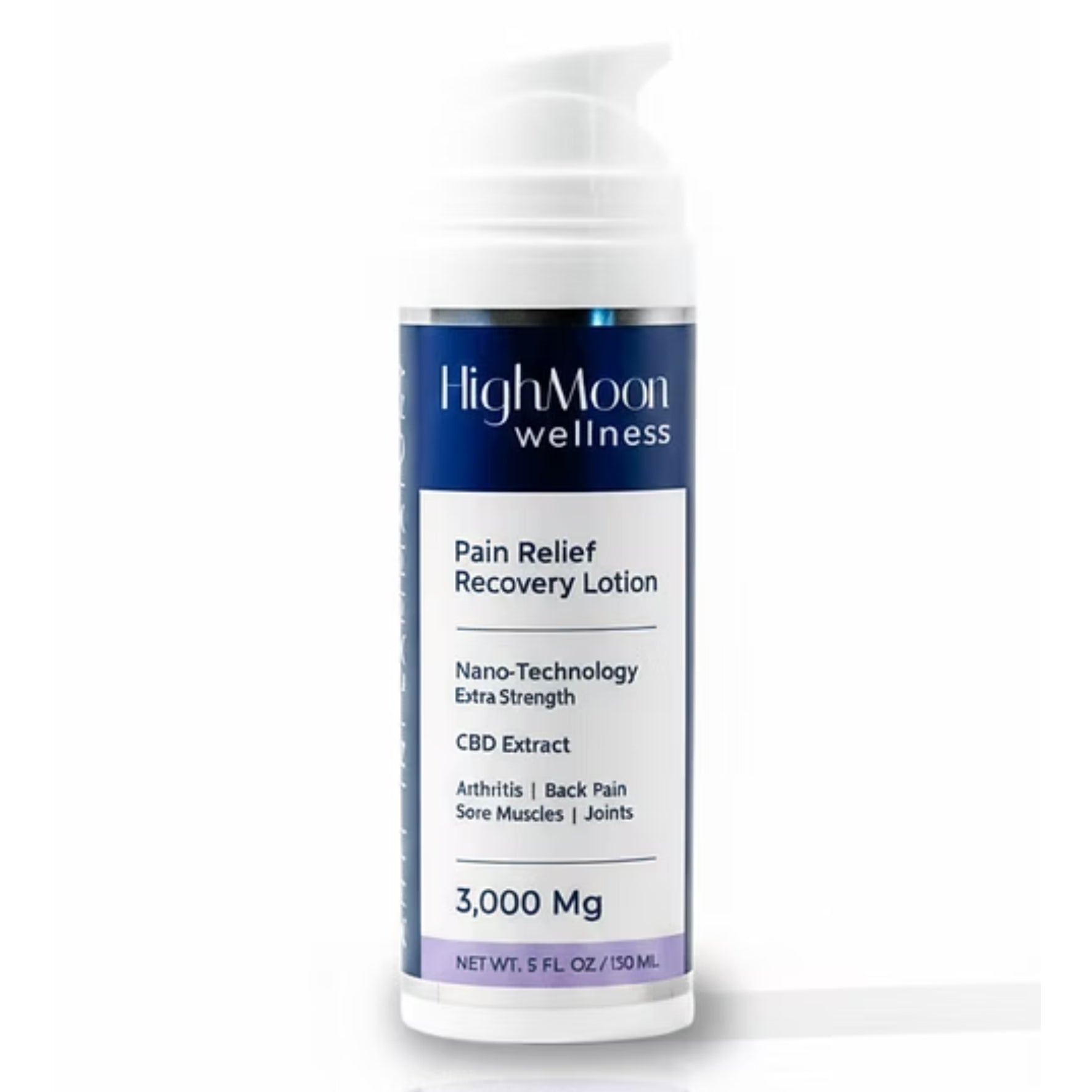 Pain Relief Recovery Lotion + Nano CBD + Menthol + Camphor
