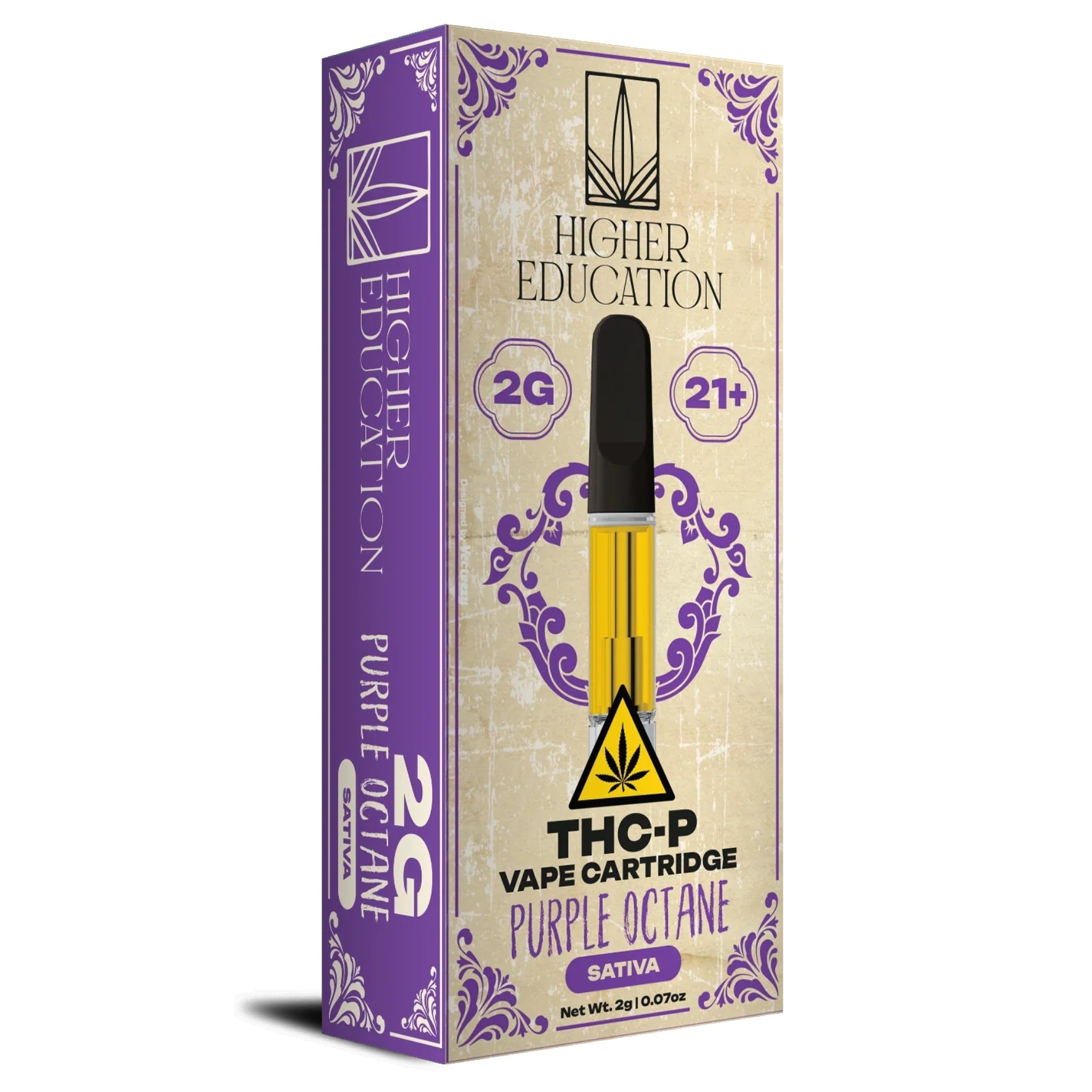 Higher Education 2g THCP Cartridge Purple Octane (Sativa)