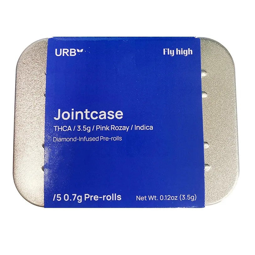 URB Jointcase with THCA Diamond-Infused Exotic Flower | 5ct, 3.5 g Pink Rozay - Indica