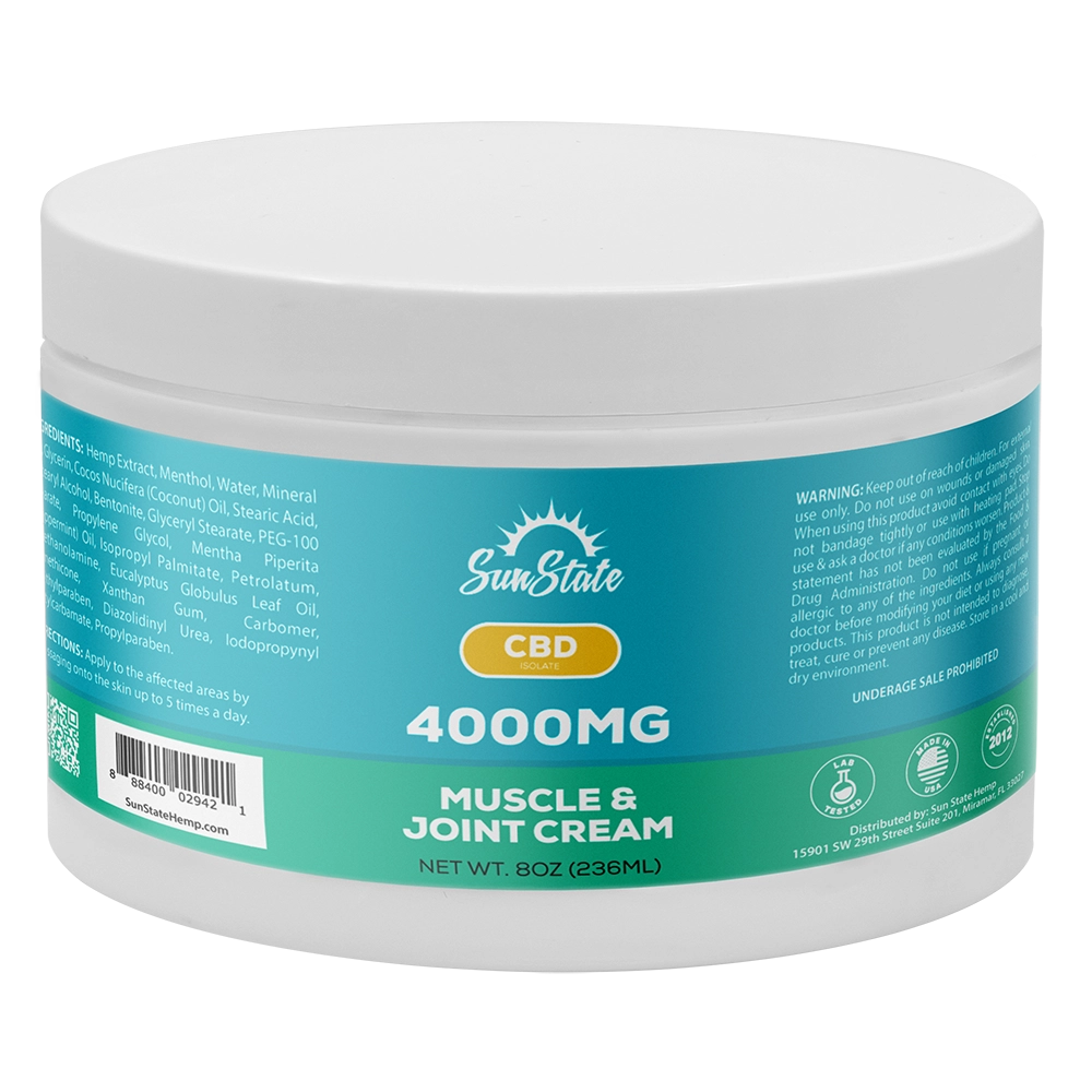 SUN STATE CBD Muscle and Joint Cream