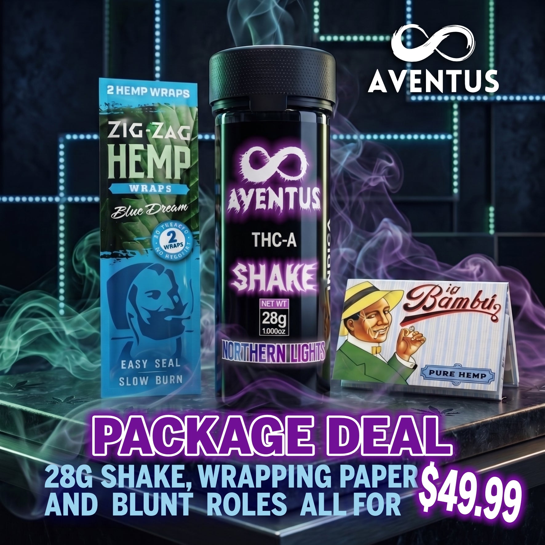 Aventus THC-A Shake – Nothern Lights (28g) - Indica 1 ounce
