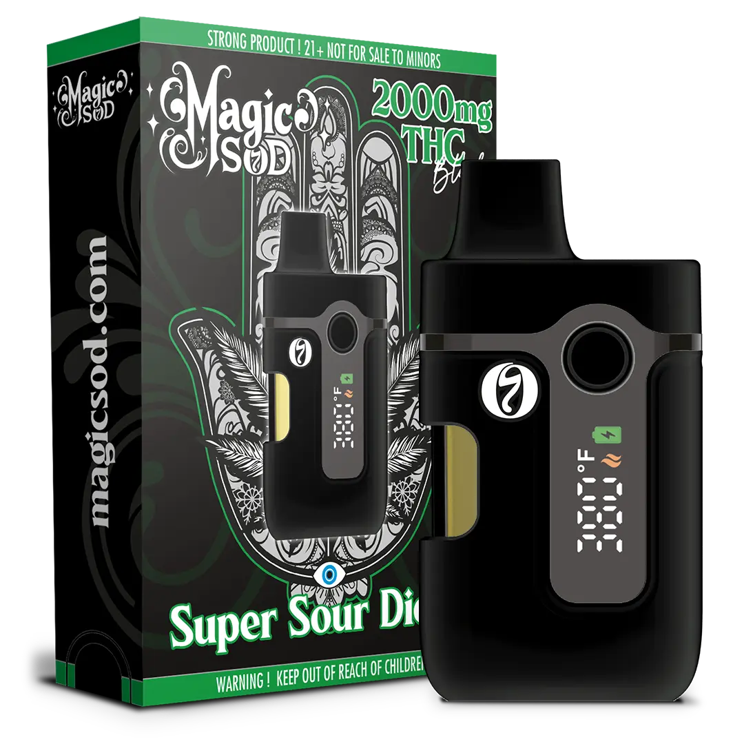 MAGICSOD Super Sour Diesel 2000mg THC Blend Disposable Vape - Sativa-dominant