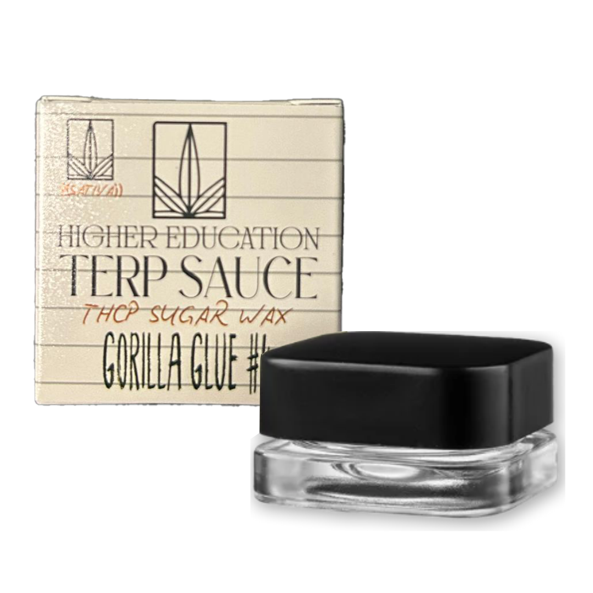 Higher Education 2G THCP Sugar Wax - Gorilla Glue #4 - Sativa