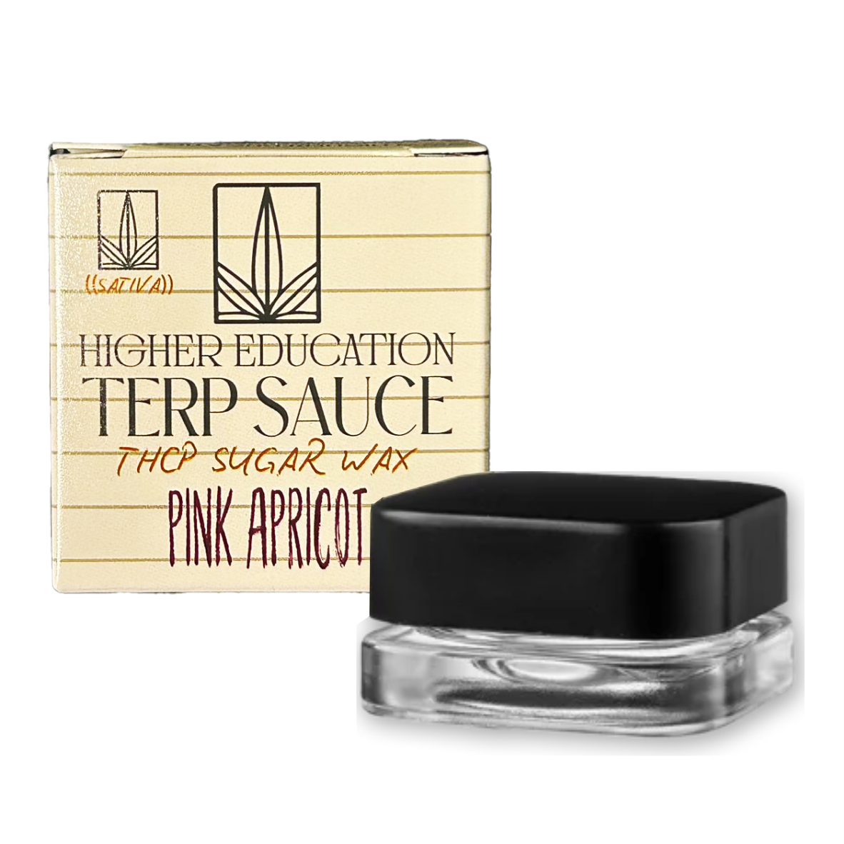 Higher Education 2G THCP Sugar Wax - Pink Apricot - Sativa