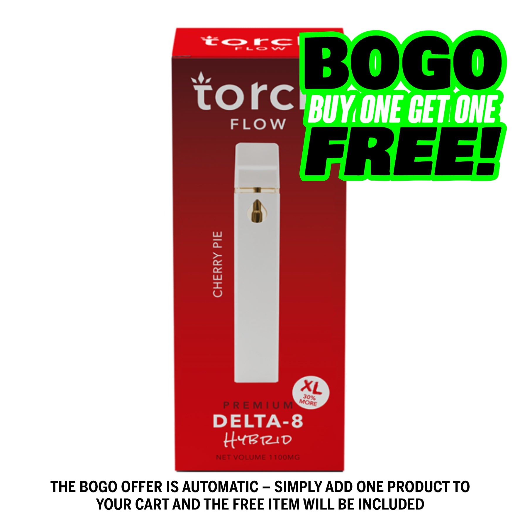 Torch Flow 1.3mL D8 Disposable  Cherry Pie