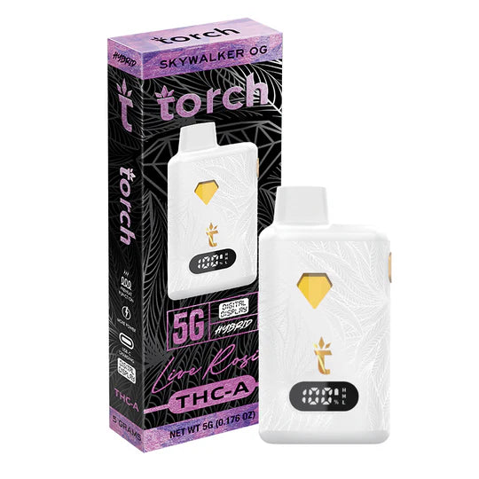 Live Rosin SKYWALKER OG HYBRID Torch THC-A Disposable Vape 5g Live Rosin SKYWALKER OG HYBRID Torch THC-A Disposable Vape 5g