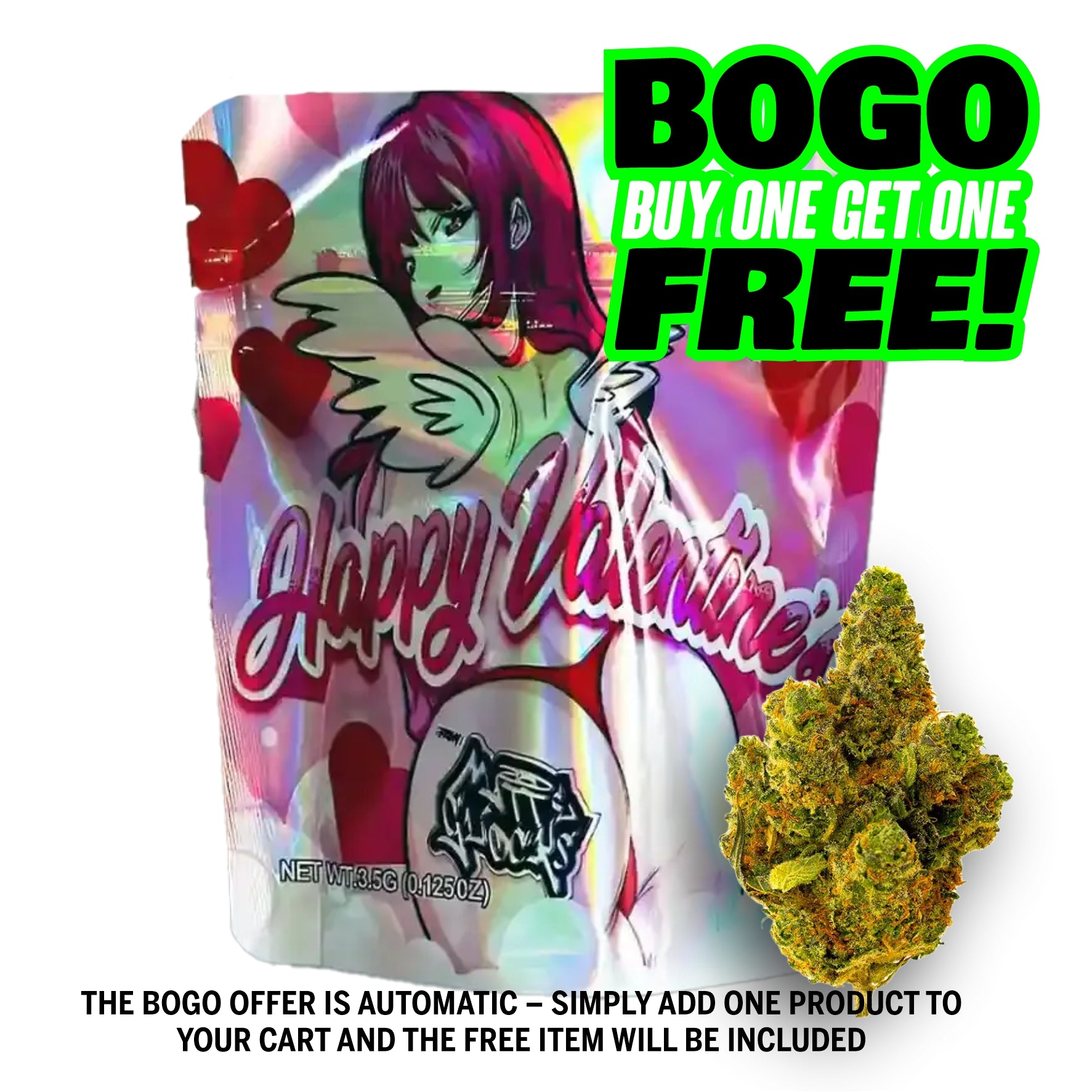 Happy Valentine’s THCA Flower – 3.5g Premium Indoor