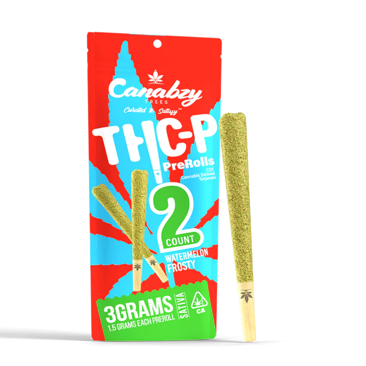 Canabzy THC-P Preroll 3G 2ct - Watermelon Frosty - Sativa
