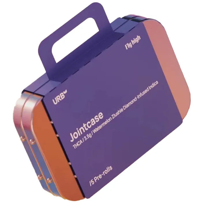 URB Jointcase with THCA Diamond-Infused Exotic Flower | 5ct, 3.5 g Watermelon Zlushie - Indica