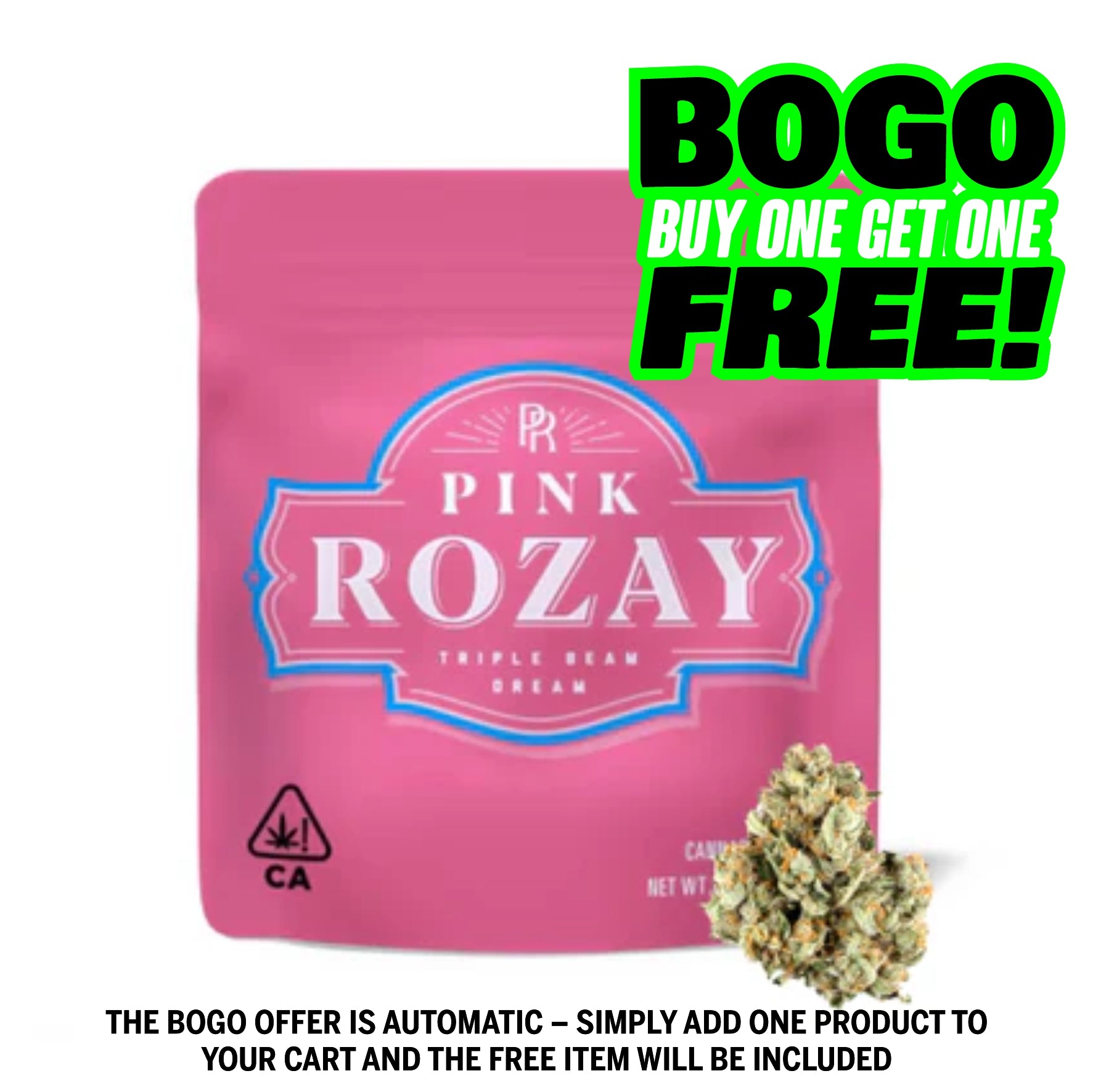 3.5g THC-A Pink Rozay Hybrid 3.5g THC-A Pink Rozay Hybrid
