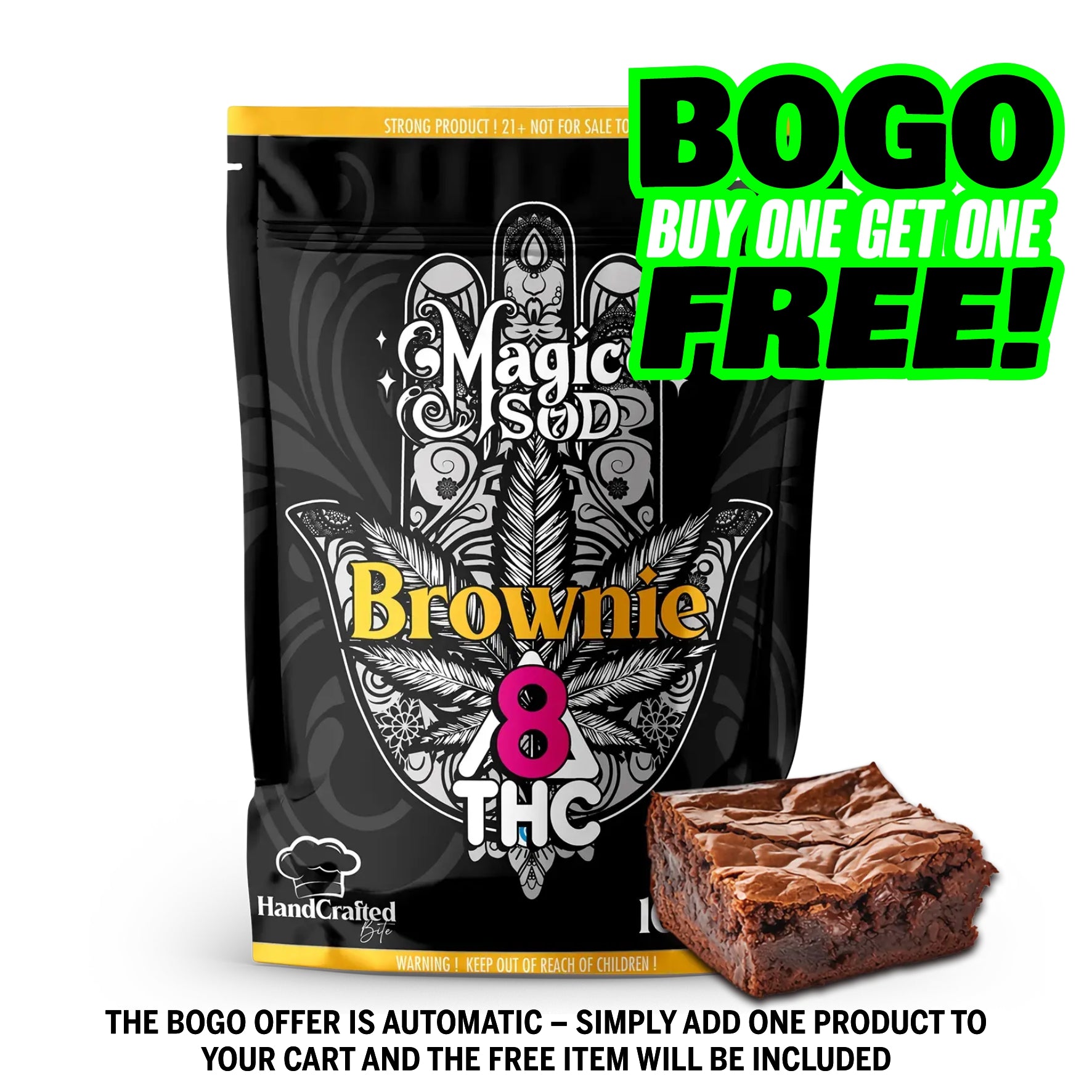 MAGICSOD Brownie Delta 8 THC 1000mg