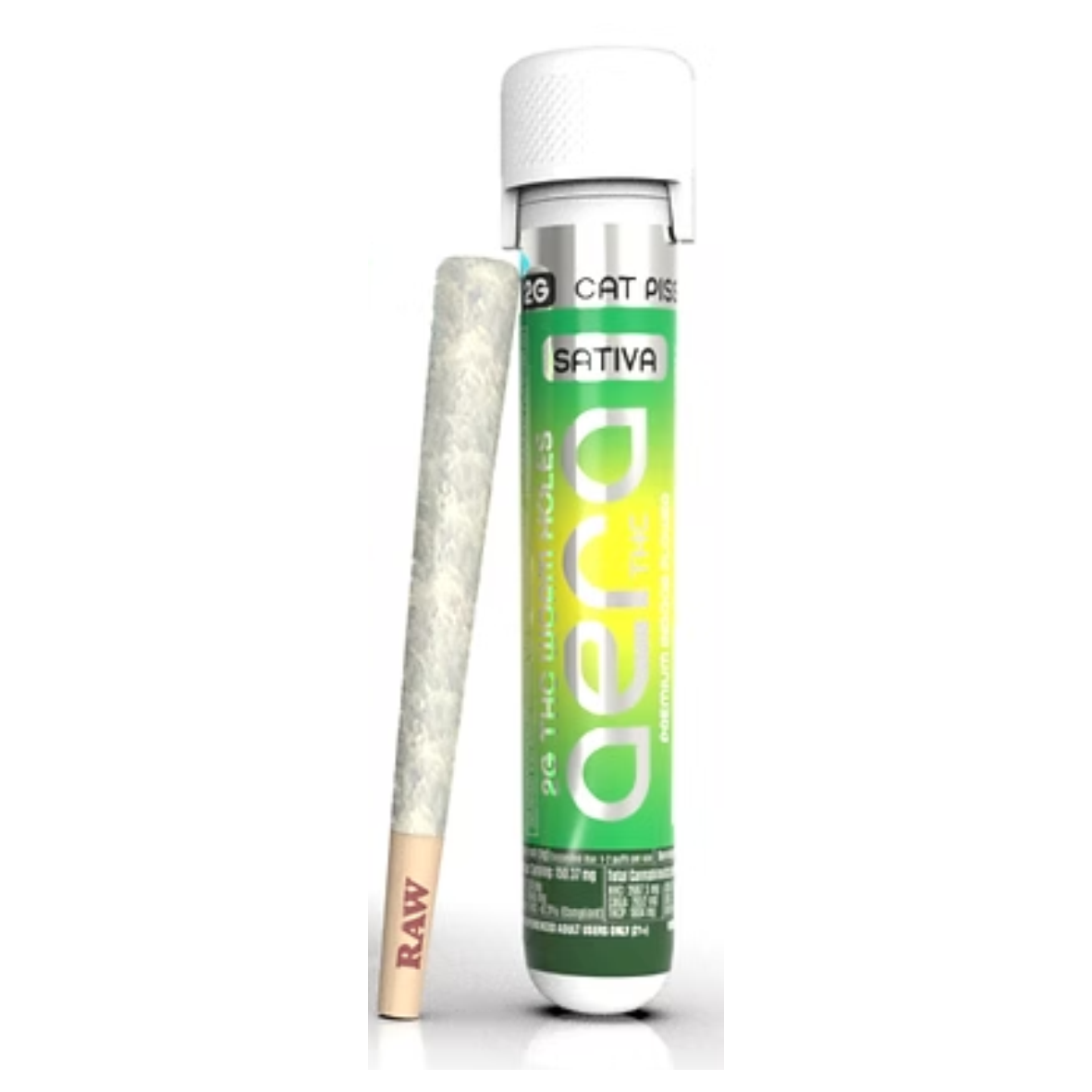 AERA 2G WORM HOLE PRE-ROLL CAT PISS - SATIVA