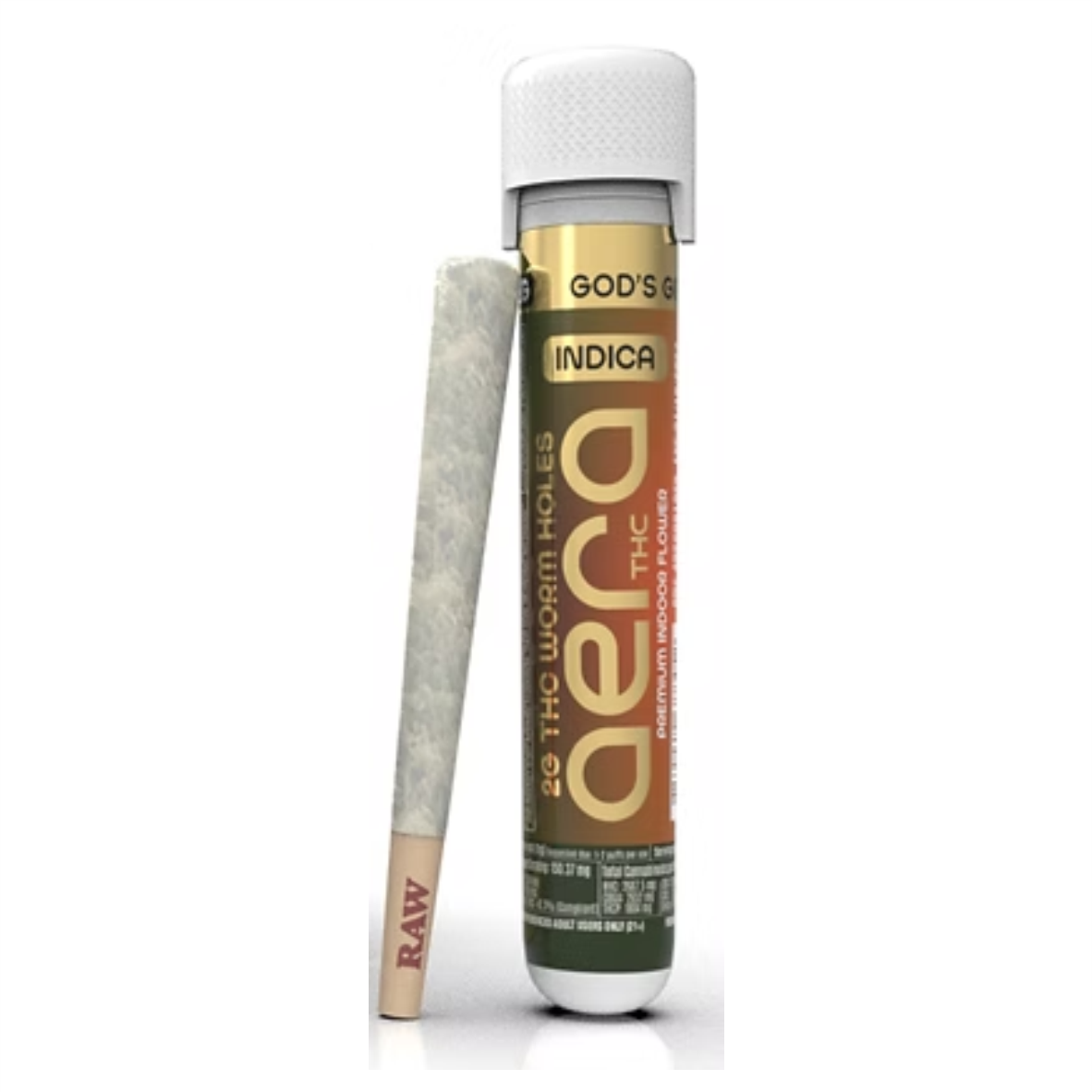 AERA 2G WORM HOLE PRE-ROLL GOD'S GIFT - INDICA