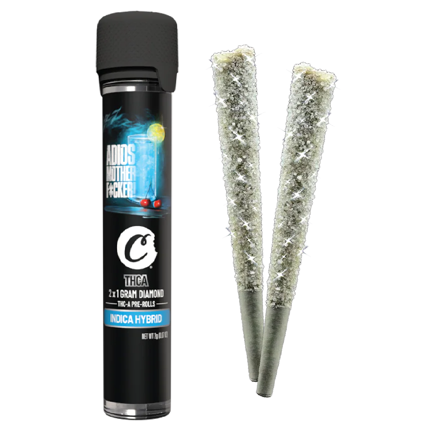 Cookies - THCA Pre-Roll w/ Diamonds 1g 2 Pack - Adios MF