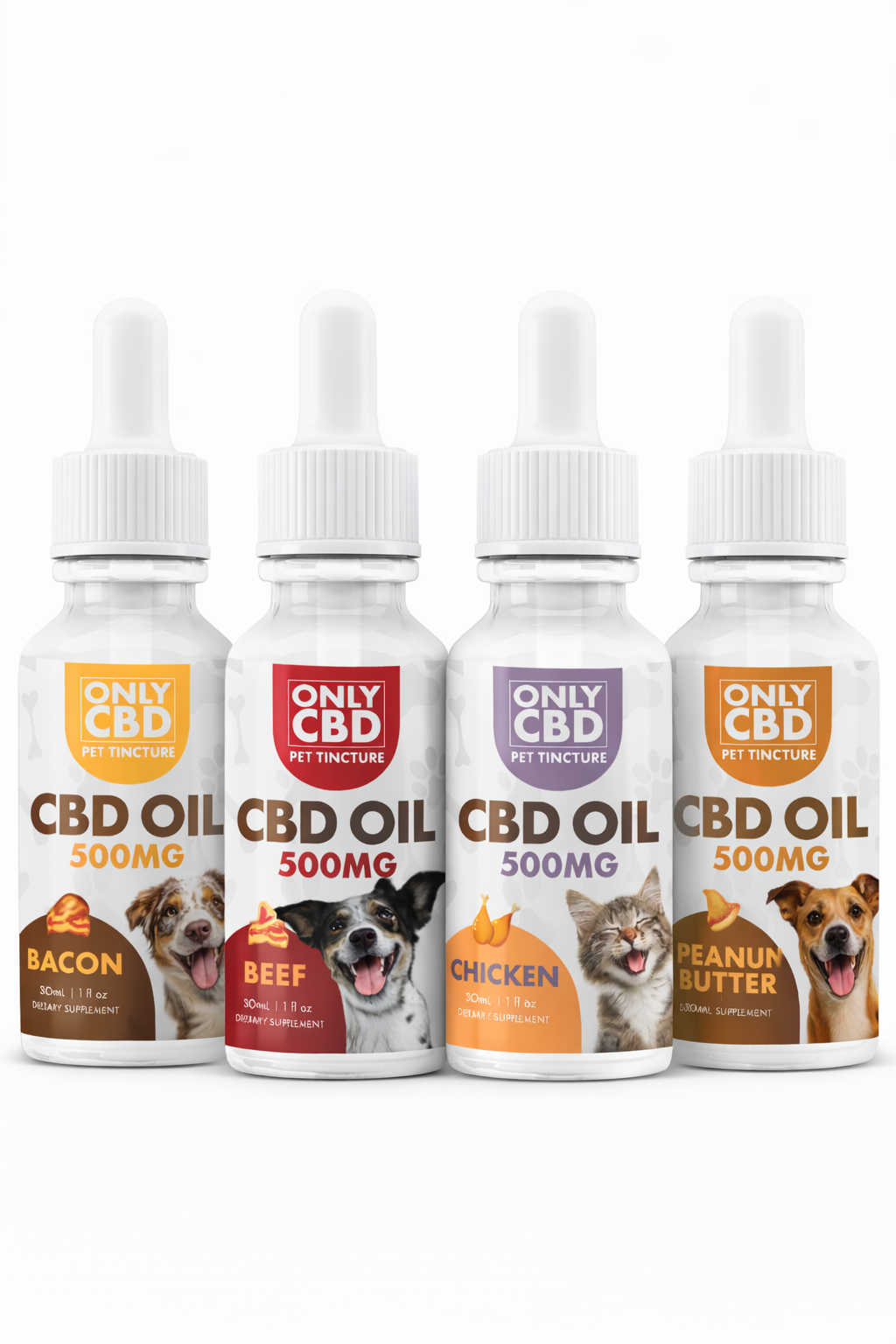 Only CBD PET Tinctures - 500MG