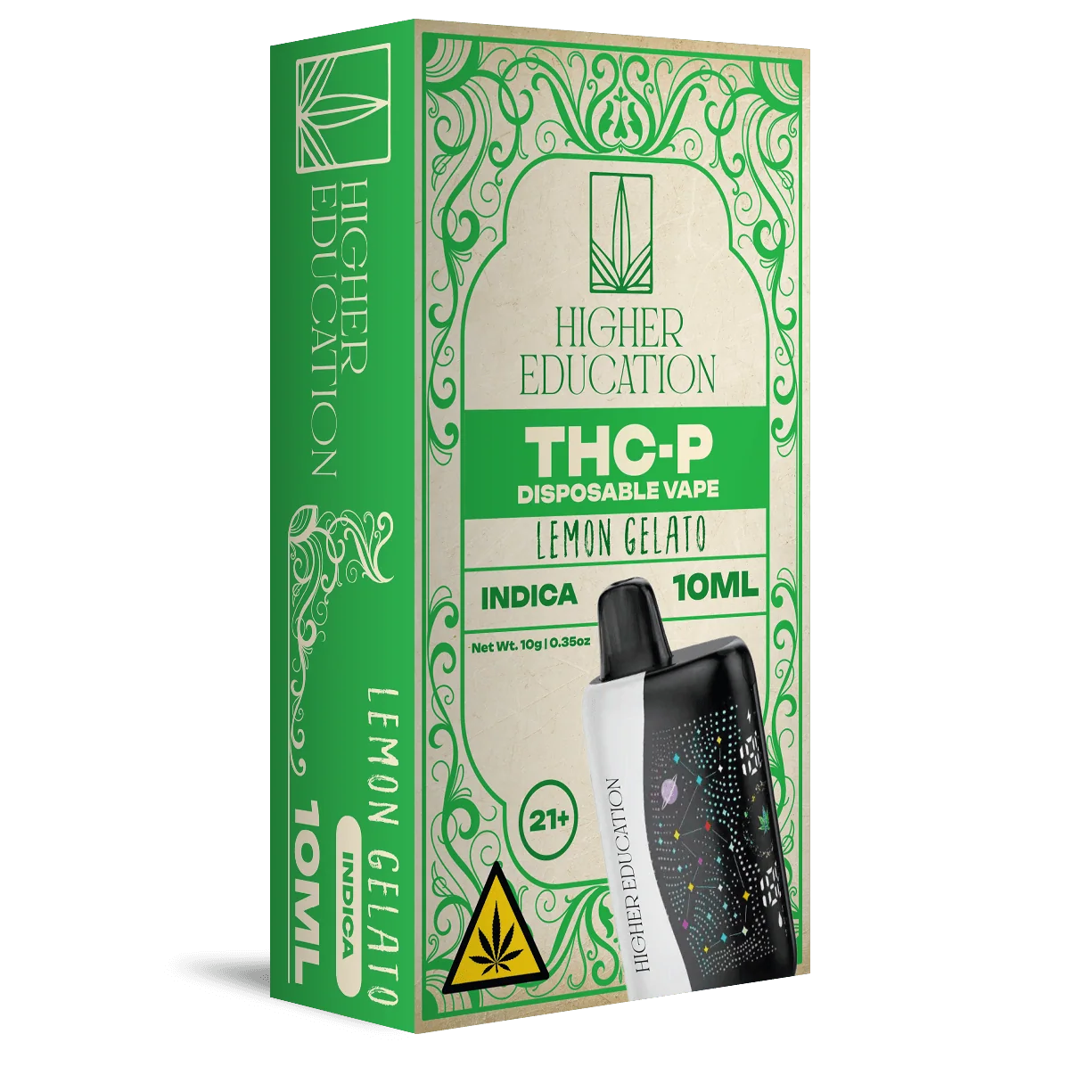 Higher Education THCP Blend Disposable 10G - Lemon Gelato (Indica)