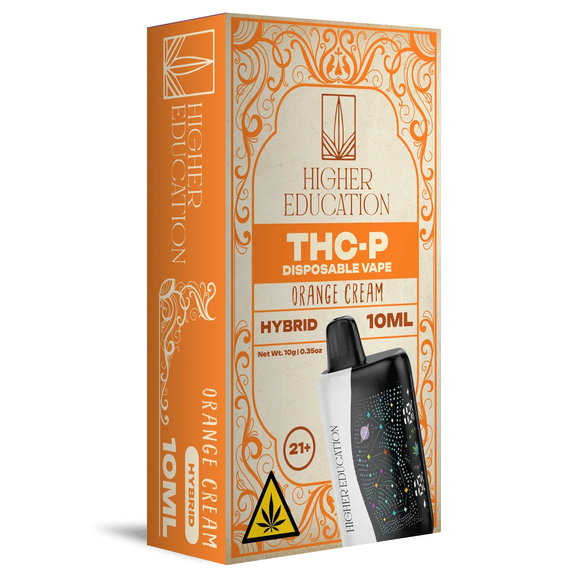 Higher Education THCP Blend Disposable 10G - Orange Cream (Hybrid)