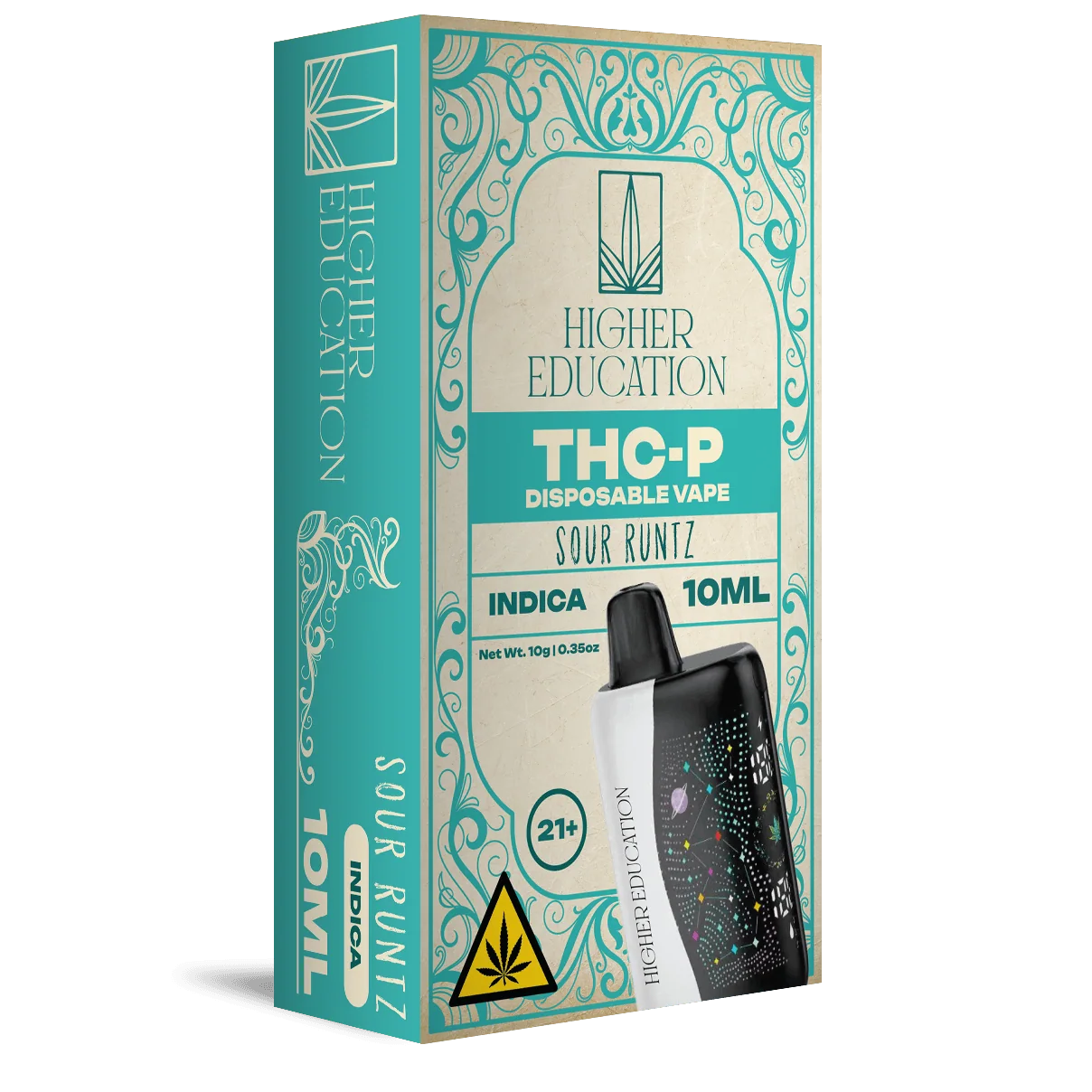 Higher Education THCP Blend Disposable 10G - Sour Runtz (Indica)