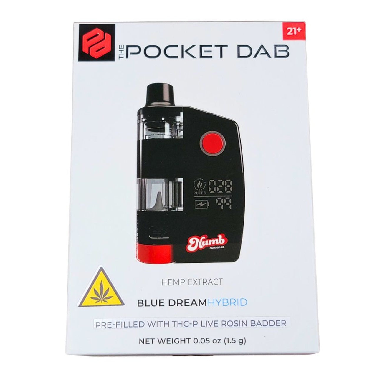 Numb The Pocket Dab 1.5g THC-P Live Rosin - Blue Dream (Hybrid)