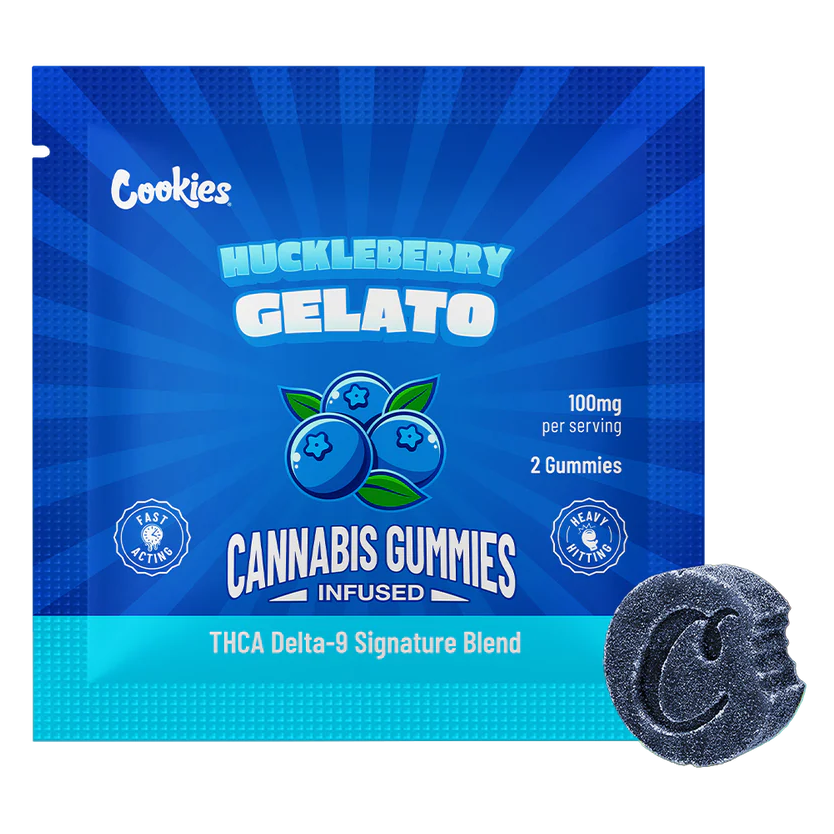 Cookies THCA Delta 9 Signature Blend Gummies 200MG - huckleberry gelat