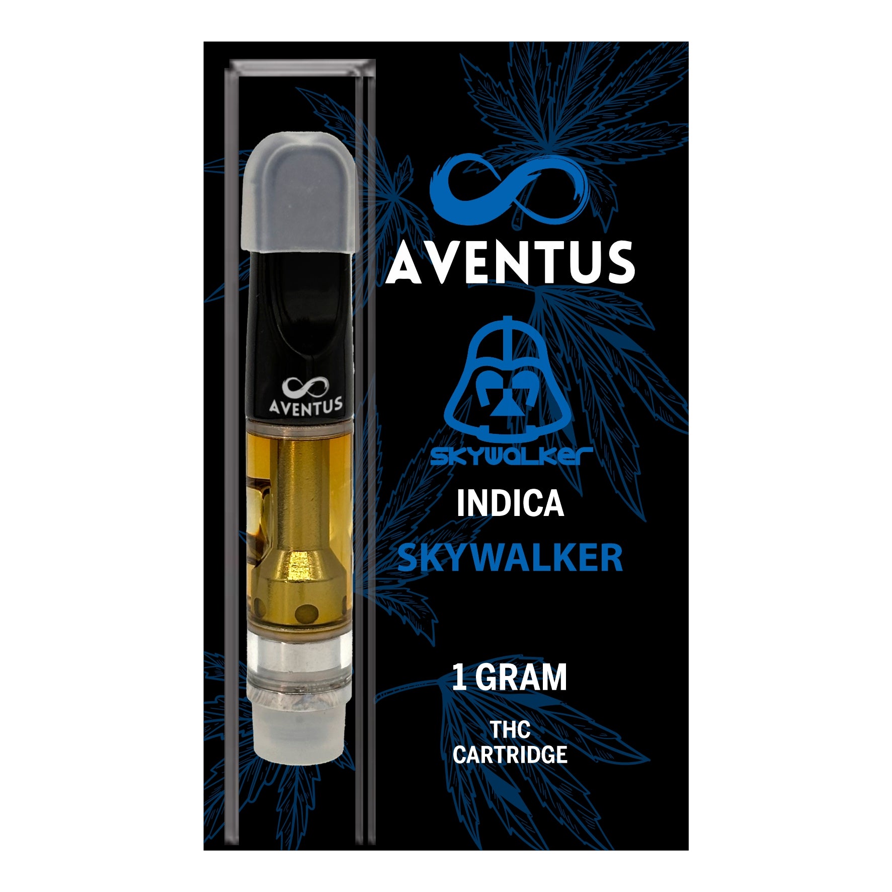 THC SKYWALKER Full Spectrum 510 Thread Vape Cartridge 1000mg 1 gram