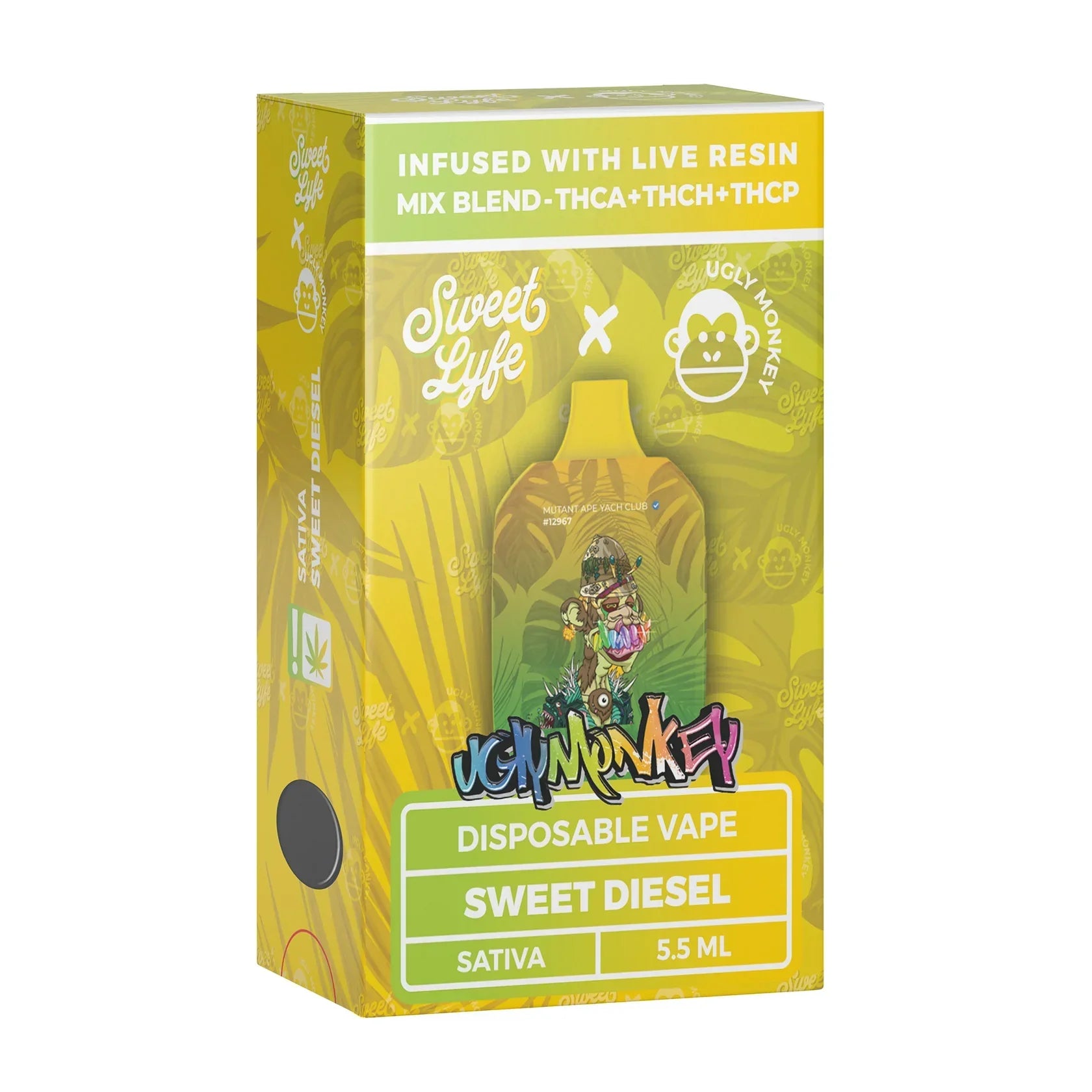 5.5ML Disposable Sweet Lyfe - THCA+THCH+THCP - Sweet Diezel