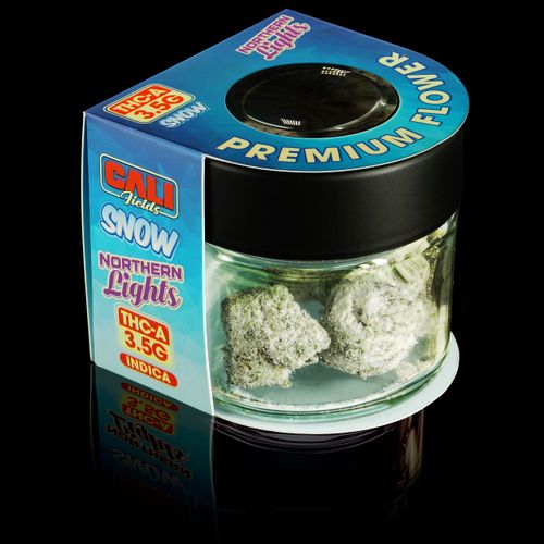 Cali Fields SNOW 3.5g THCA Flower - SNOW Northern Lights (Indica) - Image 3