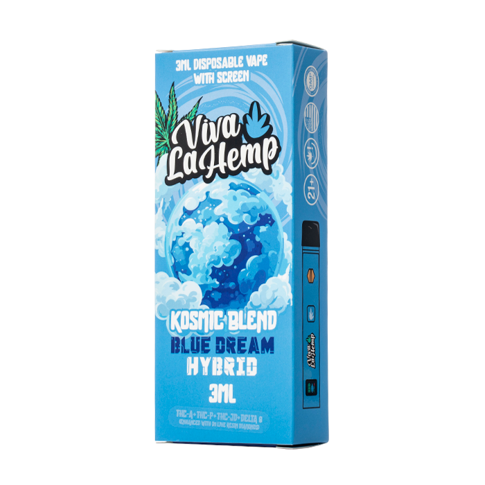 Viva La Hemp Kosmic Blend Disposable 3G Blue Dream (Hybrid) Viva La Hemp Kosmic Blend Disposable 3G Blue Dream (Hybrid)