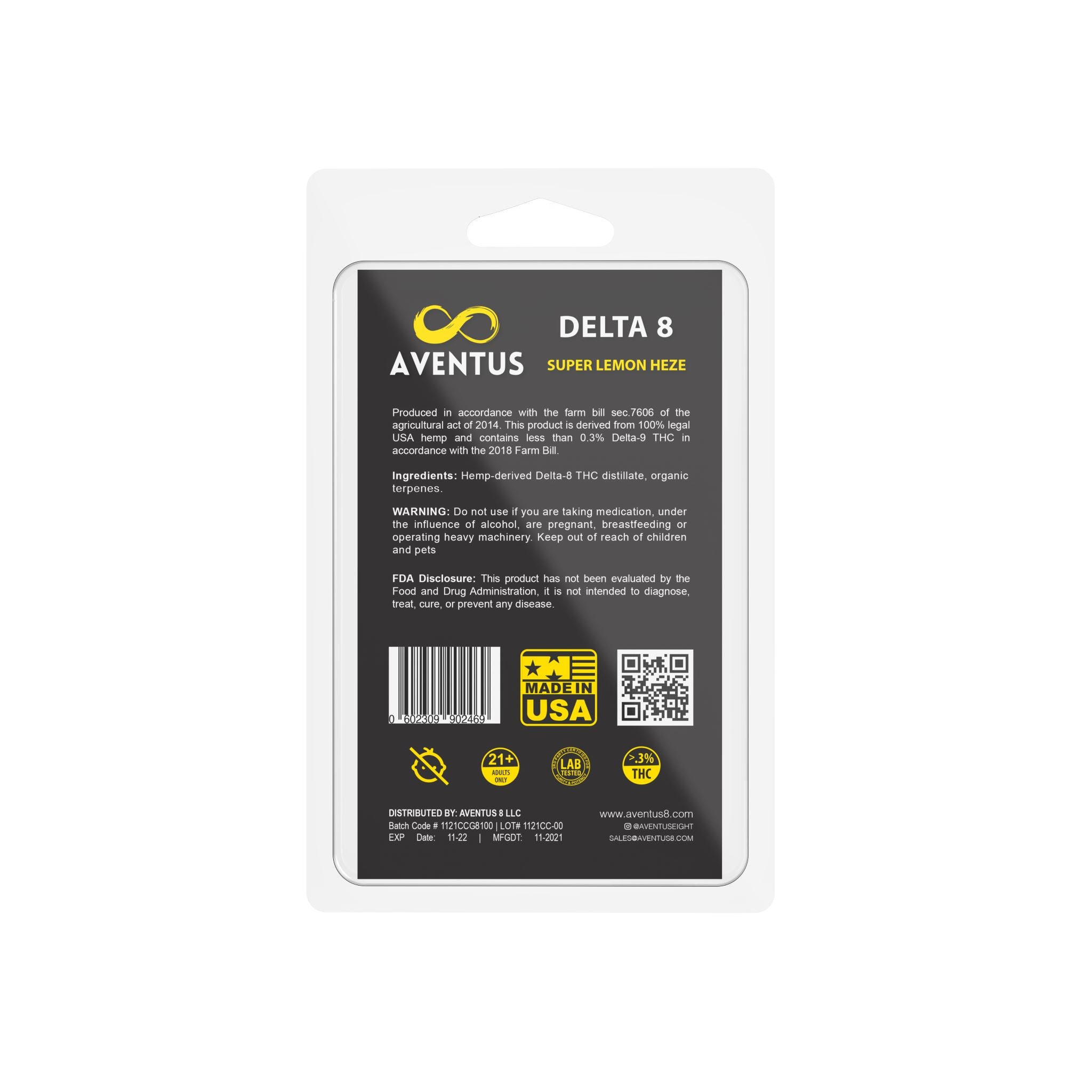 Super Lemon Haze DELTA 8 VAPE CARTRIDGES