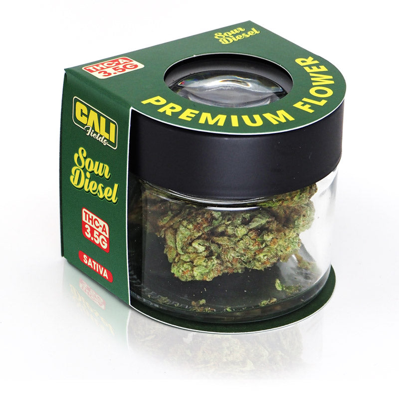 Cali Fields THCA Premium Flower 3.5G  - Sour Diesel Sativa