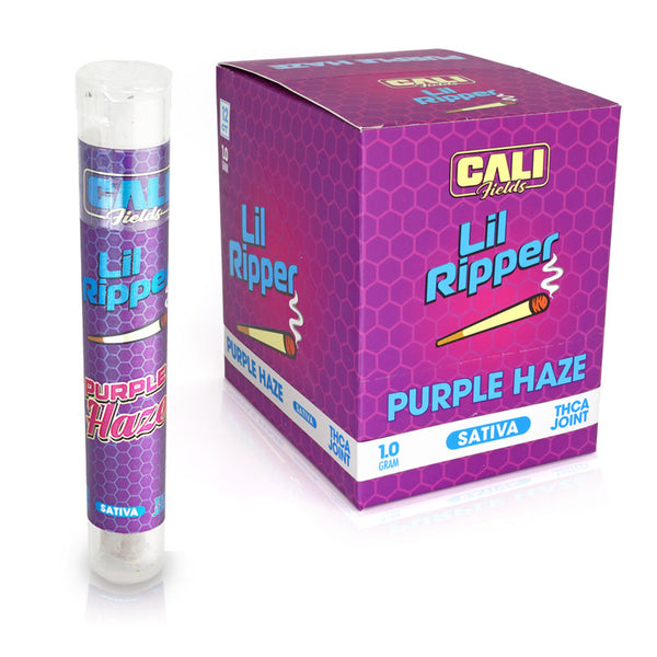 Cali Fields Lil Ripper THCA Pre-Roll 1G, Purple Haze (Sativa)