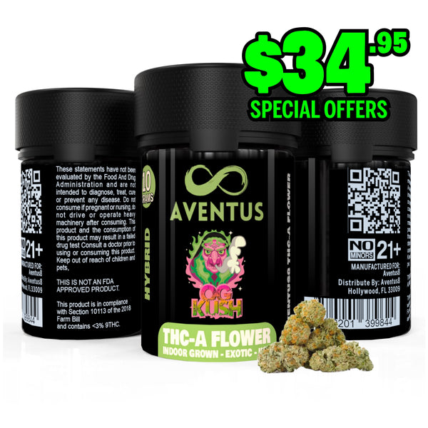 AVENTUS8 THC-A Flower OG KUSH 10g