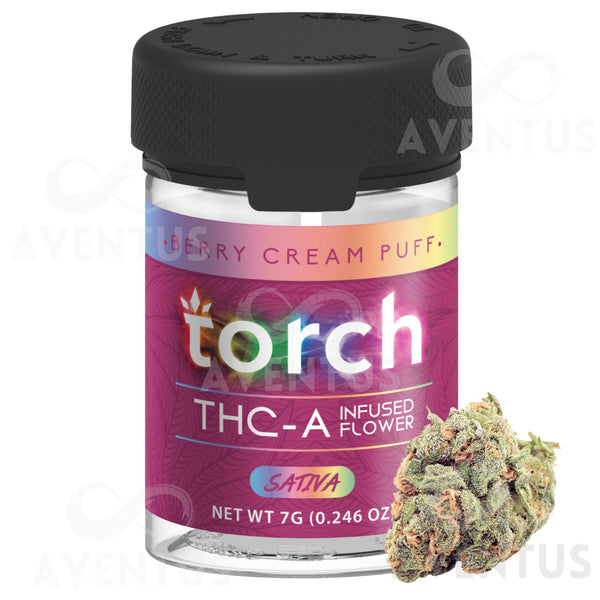 TORCH THC-A INFUSED FLOWER 7G BERRY CREAM PUFF