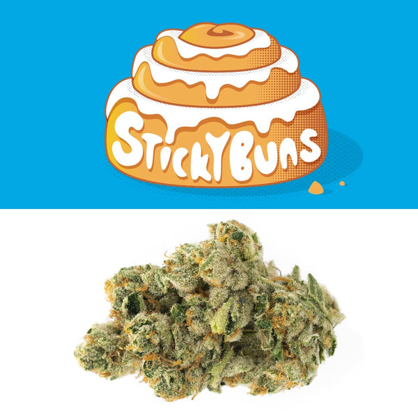 3.5g THC-A COOKIES STICKY BUNS FLOWER HYBRID